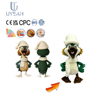 Porte-clés en peluche personnalisable UYEAH CE CPC EN71, motif aigle mignon, jouet en peluche doux, cadeau pour enfant