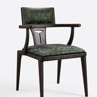 Nouveau fauteuil en bois massif de style français, avec housse amovible et réglable, pour la maison, l'hôtel, le restaurant, la salle à manger