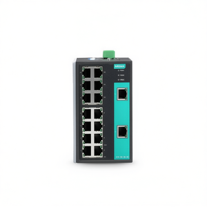 Moxa EDS-316-SS-SC 24V IEEE 802.3 DIN Rail unmanaged 16-Port 1000Mbps สวิตช์เครือข่ายอุตสาหกรรม RJ45 - Product Image 2