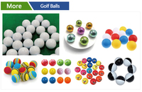 Paquet personnalisé de qualité Balles de golf longue distance 2-4 couches de matériau uréthane et Surlyn Dureté douce avec logo imprimé