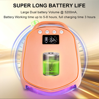 Lampe à ongles professionnelle 96w Pro Cure sans fil à double lumière rechargeable, sécheuse de gel sans fil, lampe UV LED pour salon de manucure et pédicure