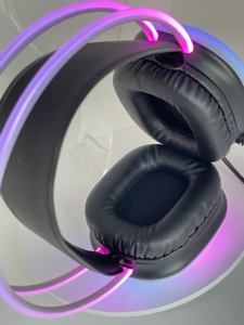 Casque <span class=keywords><strong>de</strong></span> jeu RGB à double tube lumineux, haut-parleurs 50 mm, casque stéréo filaire avec micro pour joueurs - Vente Flash - Product Image 6