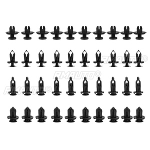 40pcs <b>Car</b> Body Bumper Rivet Retainer Push Pin Fastener <b>Clips</b> Assortments Universal for Hyundai/Kia/Nissan/Renault - Product Image 1
