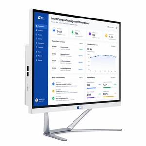PC All-in-One da 23,8 Pollici con Processore Intel Core i3 i5 i7 i9, Computer per Ufficio ed Educazione, Porta HDMI e <span class=keywords><strong>COM</strong></span>, Ventola Silenziosa, Garanzia 3 Anni - Product Image 2