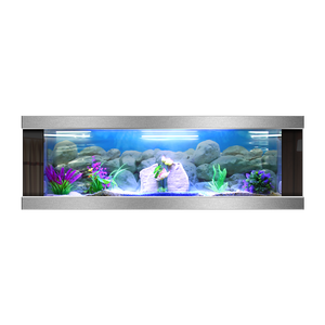Aquariums En Accessoires Nieuwe Mode Modern Aanpasbaar <span class=keywords><strong>Aquarium</strong></span> <span class=keywords><strong>Aquarium</strong></span> Van Hoge Kwaliteit Aan De Muur - Product Image 4