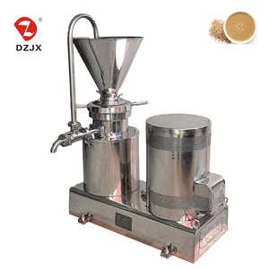 Broyeur colloïdal industriel en acier inoxydable DZJX, capacité personnalisée de 100 à 500 kg/h pour le broyage humide et <span class=keywords><strong>sec</strong></span> des arachides et des graines de sésame - Product Image 1