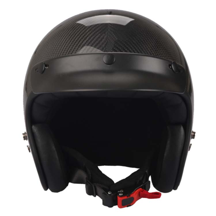 Custom ECE certification retro carbon fiber motorcycle helmet open face