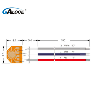 Заводская цена, GCF120-1CB-B одинарный линейный тензодатчик из металлической фольги для мониторинга здоровья, тензометрический датчик - Product Image 2