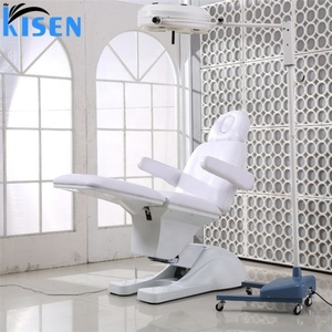 Table de massage électrique de luxe ornée, romantique, noire, avec 3 ou 4 moteurs, pour salon de beauté et spa - Product Image 2