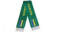 Nouveau produit : Écharpes personnalisées du Gabon pour les fans et les clubs de supporters – Drapeaux et foulards sur mesure