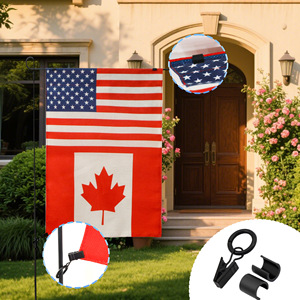 Vente en gros usine : Nouveau kit complet d'accessoires pour drapeaux de jardin, incluant des pinces de fixation et des accessoires de présentation combinés - Product Image 6