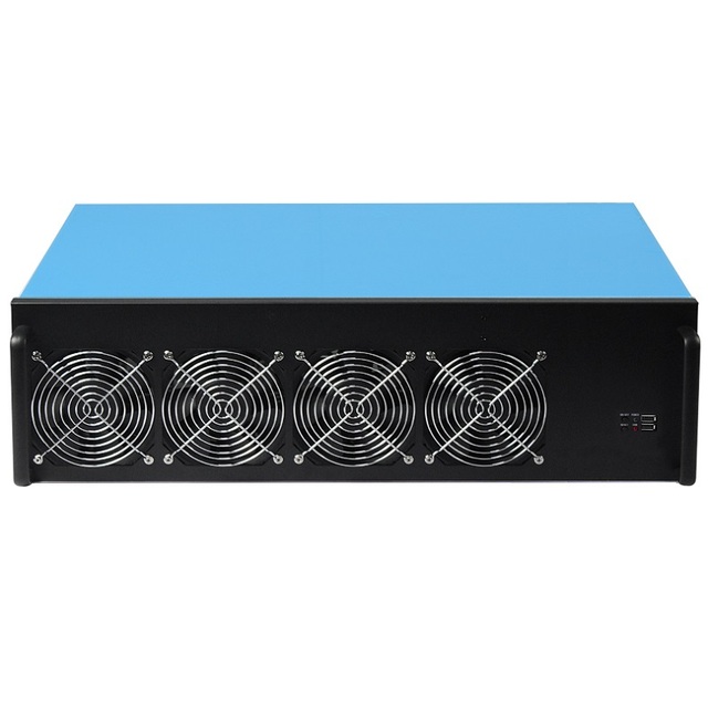Good Quality Best Price Rig Case 8GPU Server B75 Motherboard Gpu Case 8 Card Rtx 3060 3080 Rx580 RX570 Server Case
