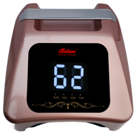 Lampe à ongles UV LED en métal I Believe Diamonds TP136 - Séchage haute puissance, cordon noir, rechargeable, professionnelle, pour gel à deux mains