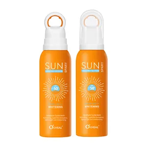 Hydrating Sunblock Spray SPF 50 High Efficiency Sunblock Delicate Refreshing Organic Face and Body Sunscreen