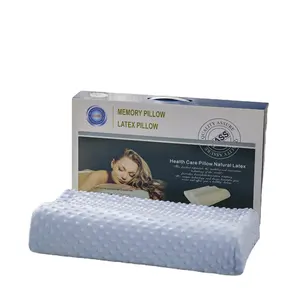 Özelleştirilebilir rahat servikal boyun yastığı yatak uyku nefes kontur yastık soğutma ortopedik dalga bellek köpük yastık
