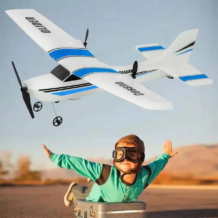 toy plane with remote control RC plane 2.4Ghz 2 Channels Airplane Styrofoam RC Plane with 3-Axis Gyro