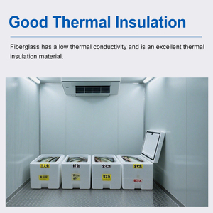 Panel Sándwich de FRP de Fábrica, Suministro Directo, Tablero de Almacenamiento en Frío Aislado con Poliuretano de Alta Calidad, Revestimiento Lateral de Fibra de Vidrio FRP - Product Image 4
