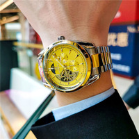 Montre mécanique de luxe pour homme, marque haut de gamme, design tendance, montre étanche pour homme, Reloj Hombre
