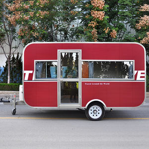 Triciclo eléctrico de alta calidad, carrito de comida para la venta, remolque de helado de Crepe Hamburg - Product Image 6