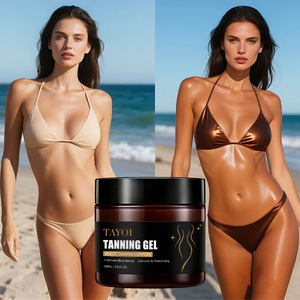 Gel Accélérateur de Bronzage au DHA et Huile de Coco Hydratant, Nourrissant et Lissant pour Soins de la Peau à la Carotte du Fabricant - Product Image 1