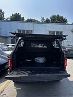 Couverture de lit en acier pour camionnette Tantu - Finition foncée, type de protection, installation facile
