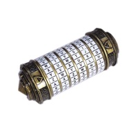 Candado Cryptex de Metal con el Código Da Vinci para el Día de San Valentín, Regalo de Navidad para Novia