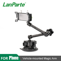 Support de téléphone à ventouse à bras magique réglable de Style Vlog Portable pour voiture pour véhicule pour Iphone, pour Samsung, pour Huawei