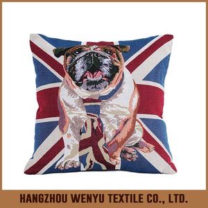 Customized Flags Design <strong>Union</strong> <strong>Jack</strong> Animal Pattern Pillow Case Polyester Cotton Cushion Cover for Sofa Bed - Product Image 2