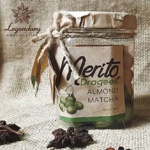 Grosir Kacang Almond Dragee Didalam Matcha Chocolate Vega Nam Original