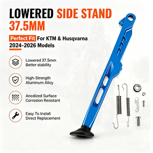 Béquille latérale abaissée 37,5 mm pour motos XC/SX(SXF/EXC)/Six Days 125-530 & TE/FE/TC/FC 2024-2026 – Neuve - Product Image 3