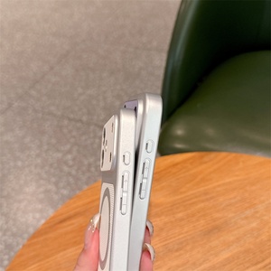 Custodia Magnetica in Pelle PU alla Moda <span class=keywords><strong>con</strong></span> Pannello Posteriore per <span class=keywords><strong>iPhone</strong></span> 17 <span class=keywords><strong>12</strong></span> 13 14 15 16 Pro Max, <span class=keywords><strong>con</strong></span> Pulsante Touch per <span class=keywords><strong>Fotocamera</strong></span> e Protezione Antiurto - Product Image 5