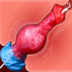 NNSX Innovative Design Horse <b>Dildo</b> With Inflatable and Squirting Function Animal Penis Silicone Soft Horse <b>Dildo</b> for Men Women - Product Image 4