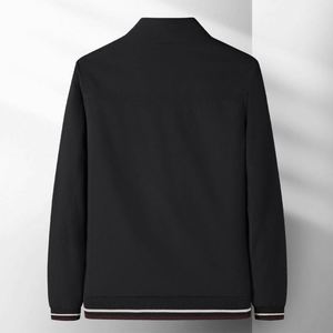 Veste matelassée d'hiver en toile à col montant pour homme, tendance, avec fermeture éclair, décontractée, pour jeunes et adultes d'âge moyen - Product Image 3