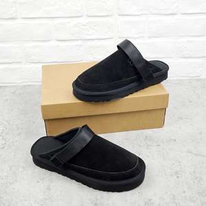 <span class=keywords><strong>Sandales</strong></span> plates à enfiler en <span class=keywords><strong>fourrure</strong></span> pour femmes <span class=keywords><strong>UGG</strong></span>, à bout fermé, grandes tailles, chaussures décontractées d'extérieur - Product Image 3