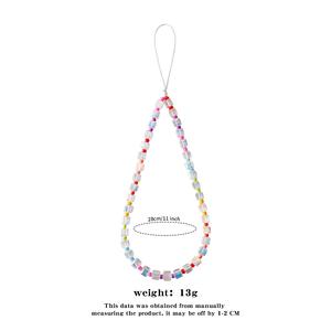 Luxury Handmade Beaded Crystal Pearl <b>Phone</b> <b>Strap</b> Lanyard Custom Design Logo or Photo Personalized <b>Phone</b> <b>Charm</b> Accessory for Gift - Product Image 4