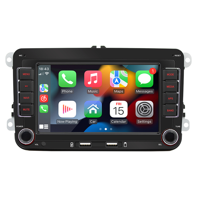 7 Inch Android13 Car Radio for Volkswagen Models Common VW PASSAT SKODA POLO FABIA GOLF5/6 GPS FM AM SIM with Carplay
