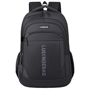 Lusenge Large Capacity Casual <b>Backpack</b> For Men Business Travel Laptop Bag 20-35L Solid Color Schoolbag - Product Image 5