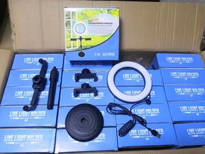 Anneau lumineux LED pour selfie de 6 pouces, rotation à 360°, bâton de selfie avec trépied pour diffusion en direct mobile, maquillage, photographie - Product Image 5