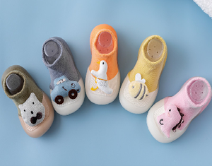 Chaussons-Chaussettes Antidérapants <span class=keywords><strong>pour</strong></span> Bébé <span class=keywords><strong>Nouveau</strong></span>-<span class=keywords><strong>Né</strong></span>, Semelle Souple, Respirants, <span class=keywords><strong>pour</strong></span> Premiers Pas, Fabrication de Gros - Product Image 5