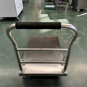 Haute qualité outil main pousser plat chariot Transport <span class=keywords><strong>300KG</strong></span> 450kg pliant en métal chariot à main cuisine tirer plate-forme chariot - Product Image 1