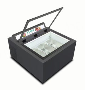 ตู้แช่ไอศกรีมแบบตั้งโต๊ะ 3 ช่อง อุณหภูมิ -20 องศาเซลเซียส ตู้โชว์ไอศกรีม/ตู้แช่เย็น - Product Image 4