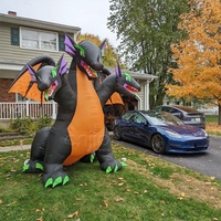 Animaux extérieurs dragon gonflable géant décoration de dragon gonflable de grande taille