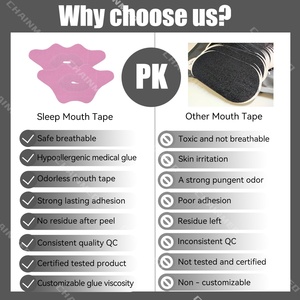 Cm Màu Hồng Miệng Băng Truyền Vitamin E Collagen Hydrogel Trong Trung Chống Ngáy Giữ Ẩm Mô<span class=keywords><strong>i</strong></span> Miệng Băng Cho Ngủ Phụ Nữ - Product Image 6