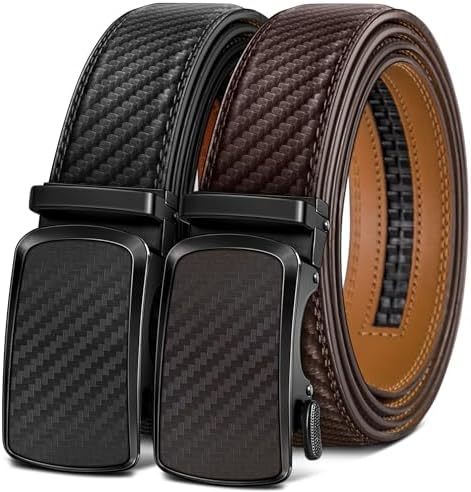 48"-56" cintura ajustable - 2 unidades - negro/marrón oscuro 4294
