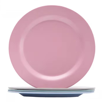 Assiette à fruits ronde en plastique PP réutilisable, design minimaliste, écologique, parmi les plus vendues, pour mariages, camping, dîners