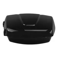 TCMT Vivid Black Plastic Low Profile Front/Rear Pack Trunk 20L Capacity for Indian Chieftain Dark Horse 16-24 23 Tail Box