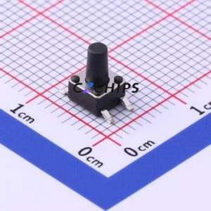 UK-B0206-G7-250 Tactile Switch SMD-4P,4.5x4.5mm Switch Single Pole Single Throw Round Button 2.5N Vertical Mount - Product Image 1