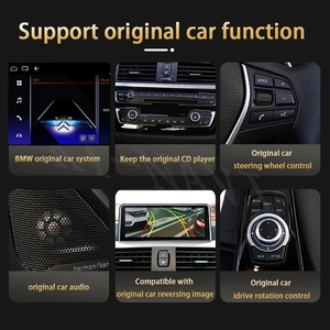 Radio de coche Android de doble pantalla de 21 pulgadas, reproductor de vídeo <span class=keywords><strong>Multimedia</strong></span> automático para BMW 5 Series F10 CIC NBT 4G Lte WIFI GPS - Product Image 5