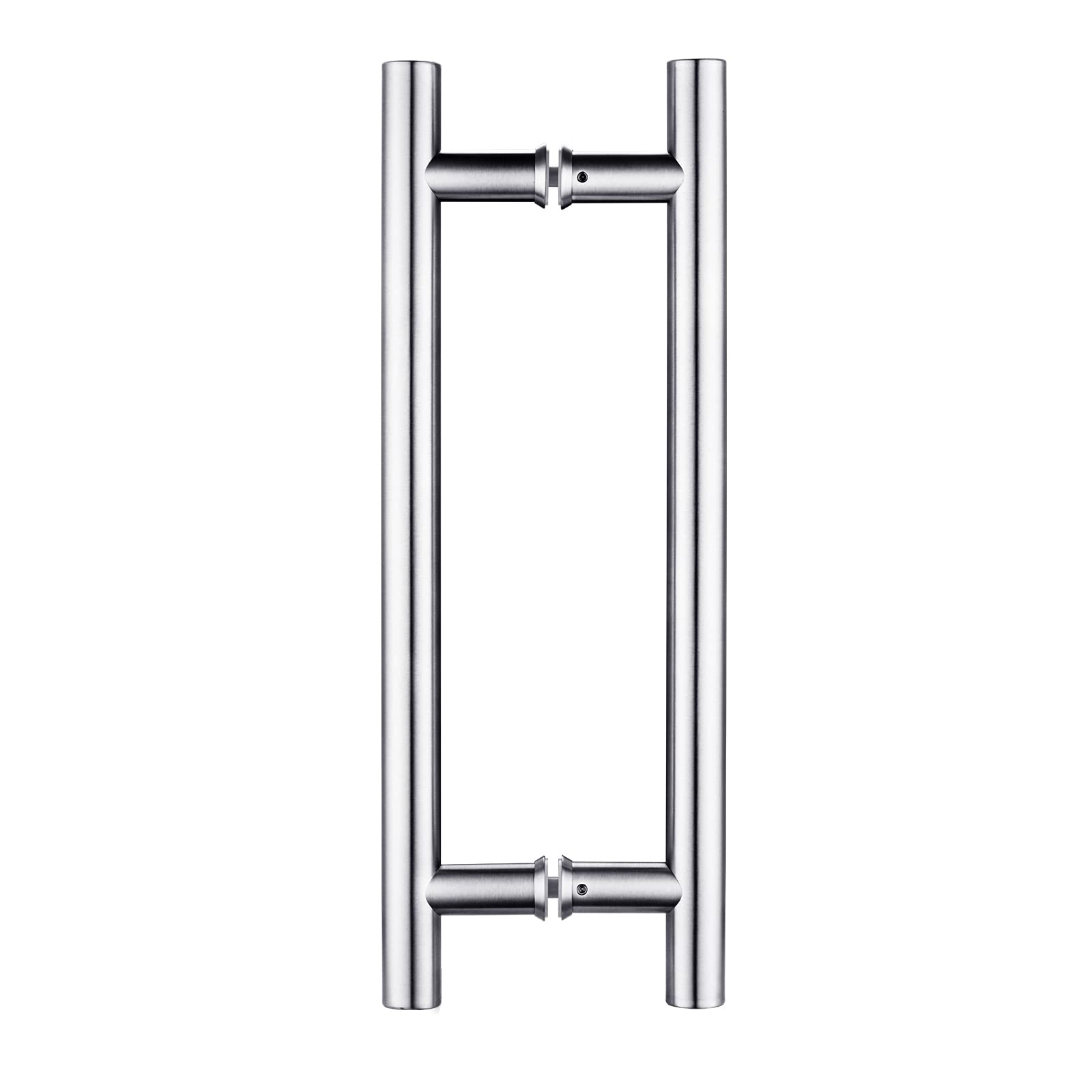 Maniglie Porta Doccia Acciaio Inox 304 - Set 2 Pezzi Argento Per Porte Vetro - Foto 2