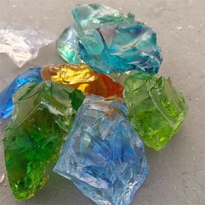 Sản xuất hàng loạt và bán đá thủy tinh lớn cho cảnh quan trang trí thủy tinh màu Đá ThủY Tinh biển cho cảnh quan - Product Image 3